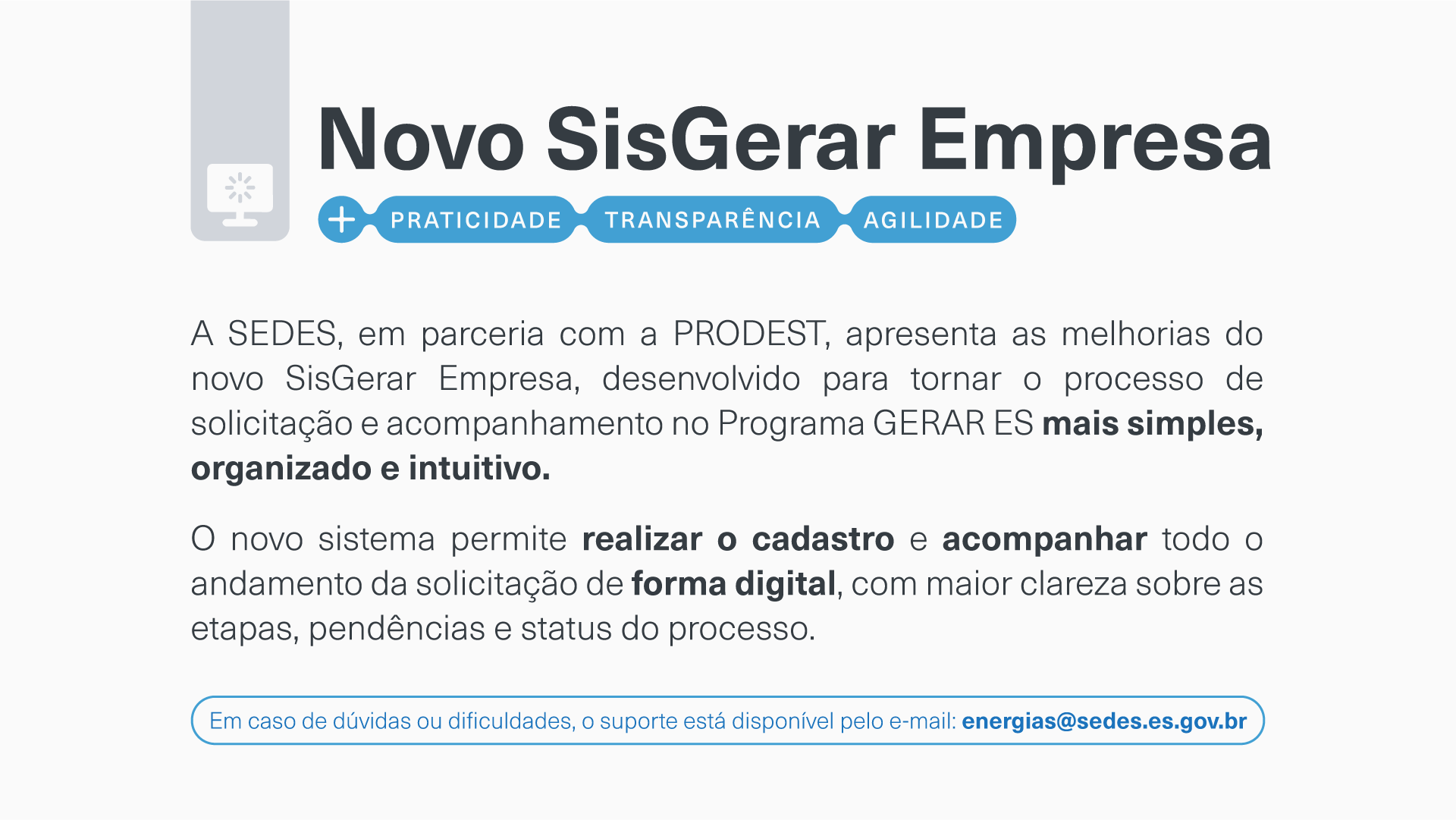 Aviso SisGERAR